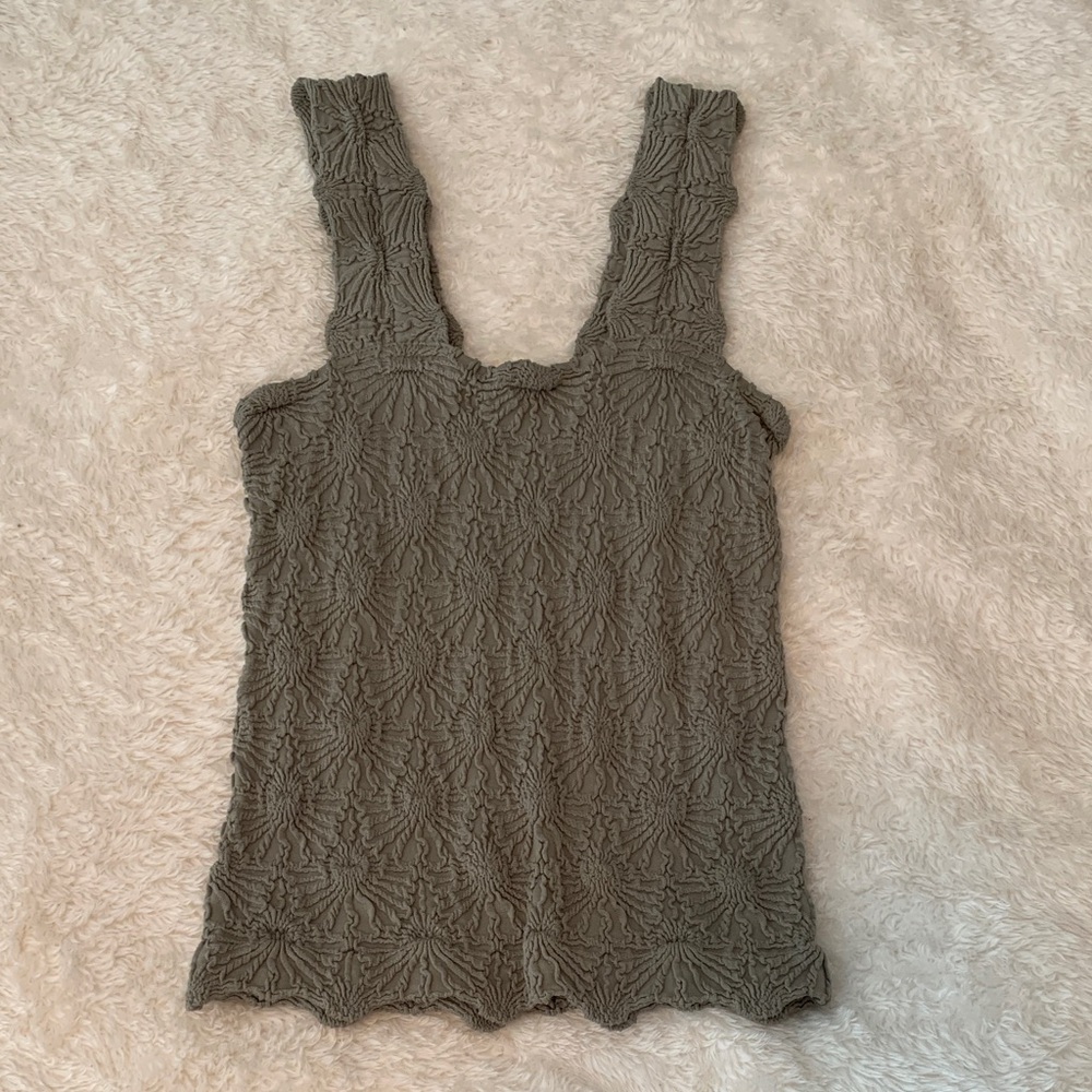 Altar'd State Olive Textured Tank Top